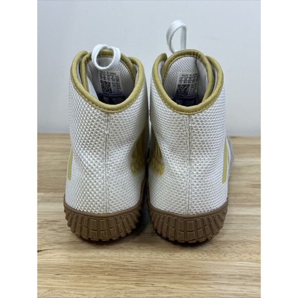 Adidas Tech Fall 2.0 Men\'s Wrestling Shoes White/Gold FZ5389 Men\'s Size 11 main image 5